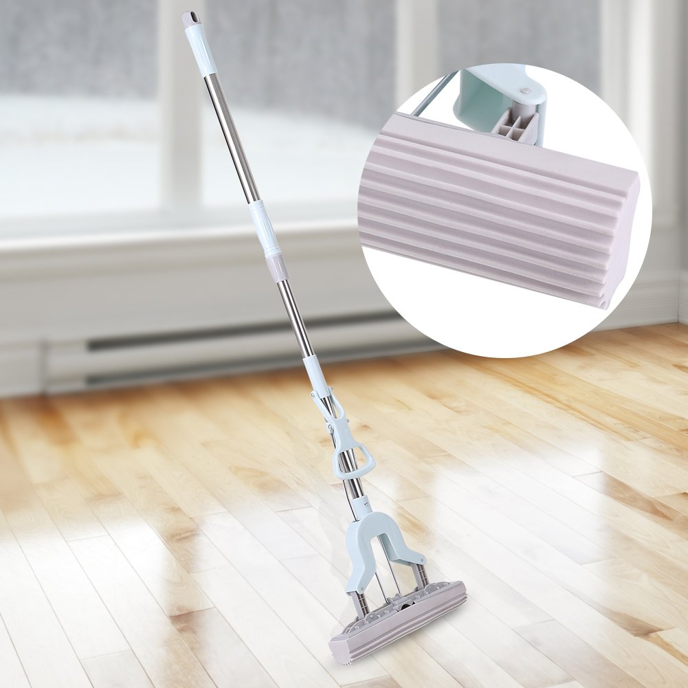 Sponge Mop with Stainless Steel Telescopic Handle