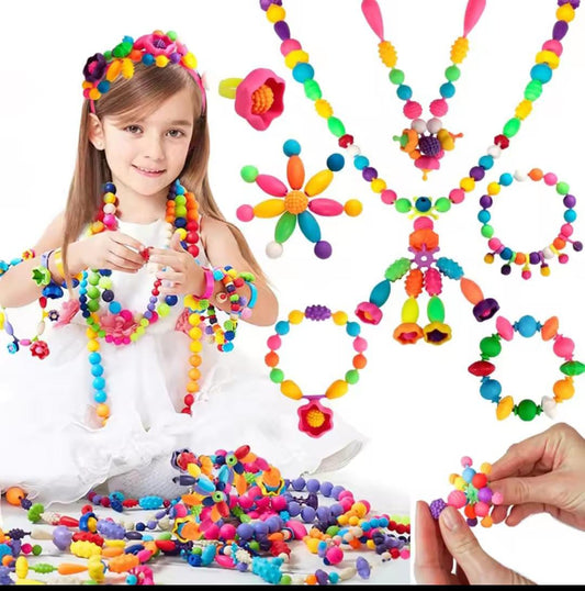 DIY Pop Beads Girl Toy Creativity Pop Arty Beads