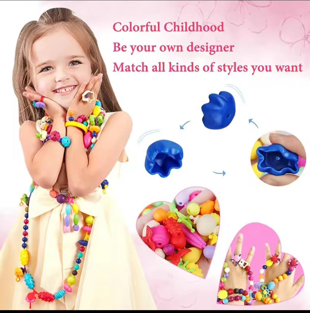 DIY Pop Beads Girl Toy Creativity Pop Arty Beads