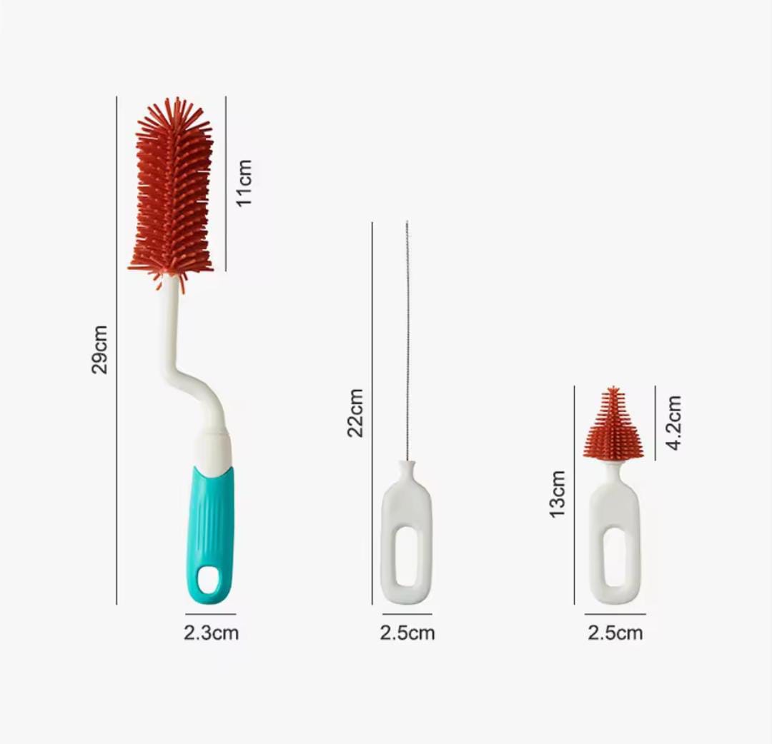 Silicone Bottle Cleaning Brush 360 Degree