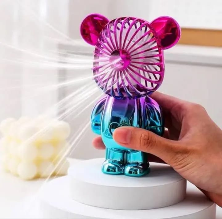 Cute LABUBU USB Rechargeable Mini Hand Fan