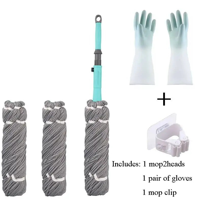 Twist spin mop