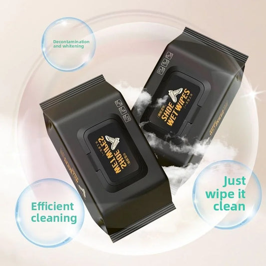 Shoe shine wipes