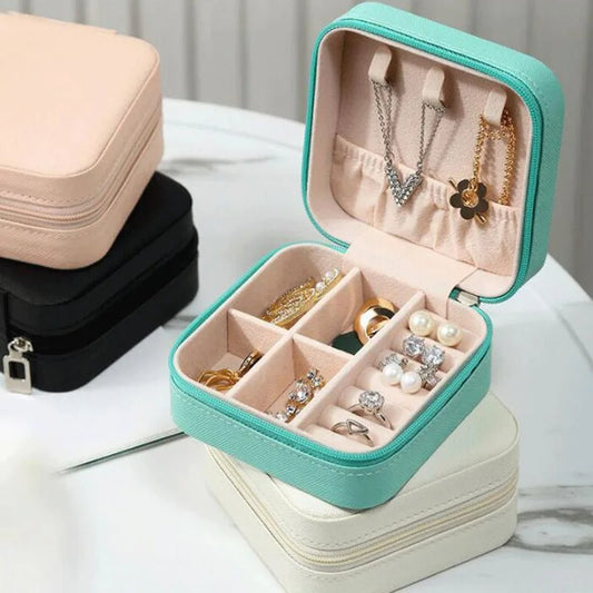 Mini Leather Jewellery Organizer