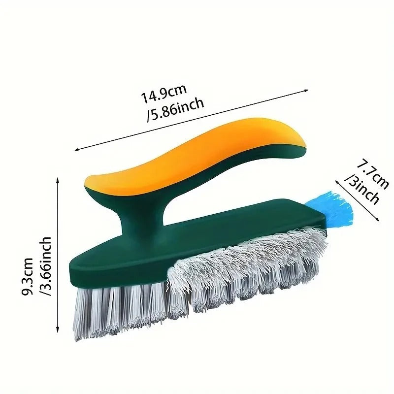 Grout Cleaner Brush 4 in 1 Scrub Brushes with Comfortable Grip