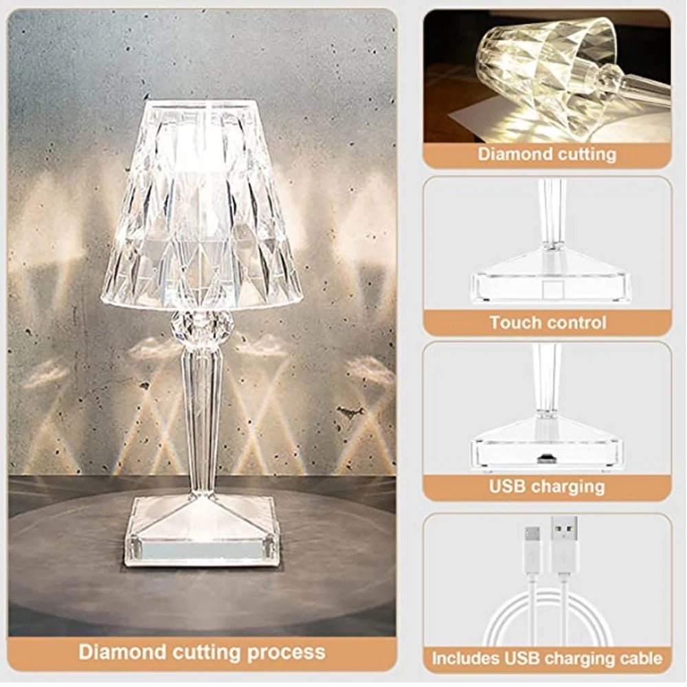 Crystal Table Lamp