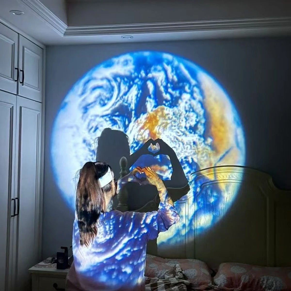 Moon Projection Atmosphere Lamp