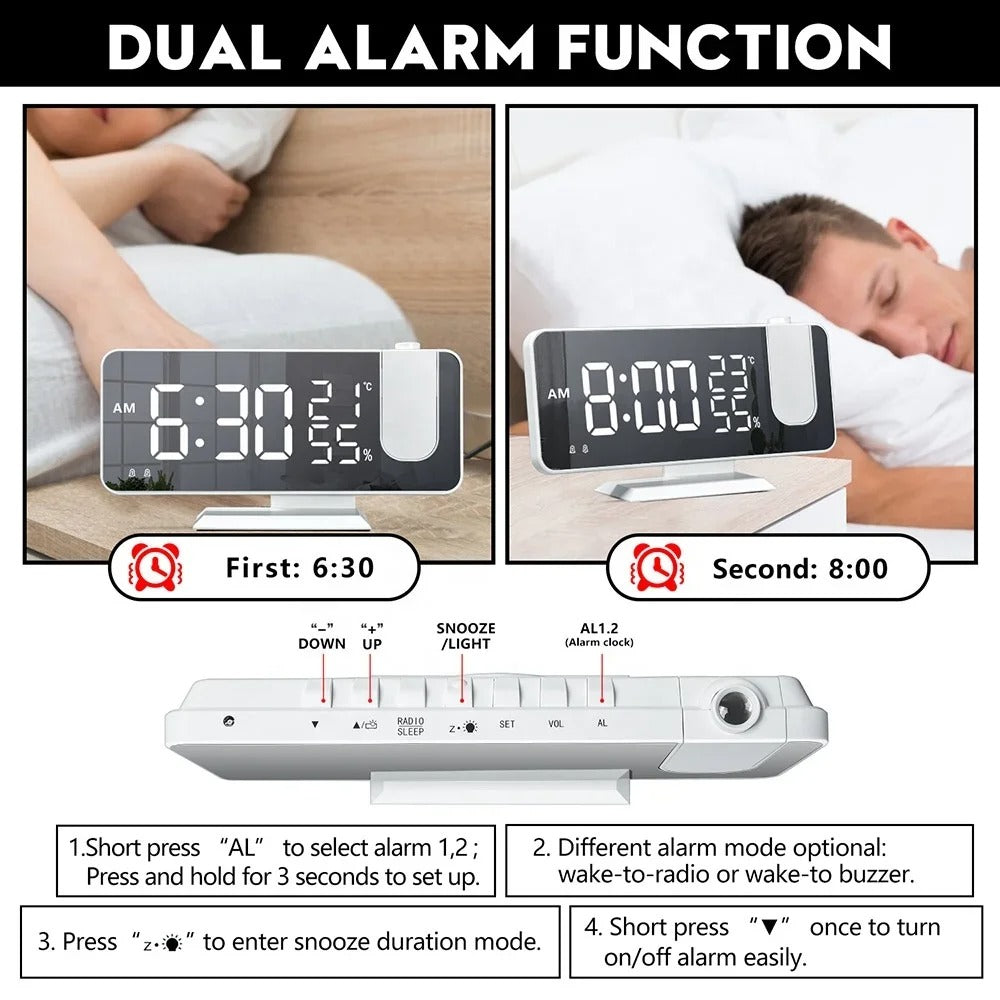 Projection Alarm Clock