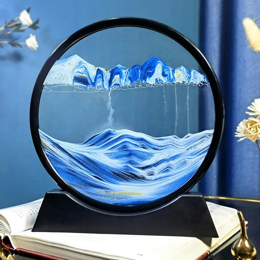 3D Moving Sand Art Hourglass Quicksand