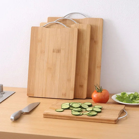 Natural Bamboo Cutting Board – Double-Sided, Thick & Durable