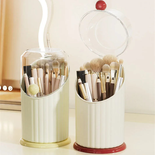 LUXURY MAKEUP BRUSH HOLDER WITH LID