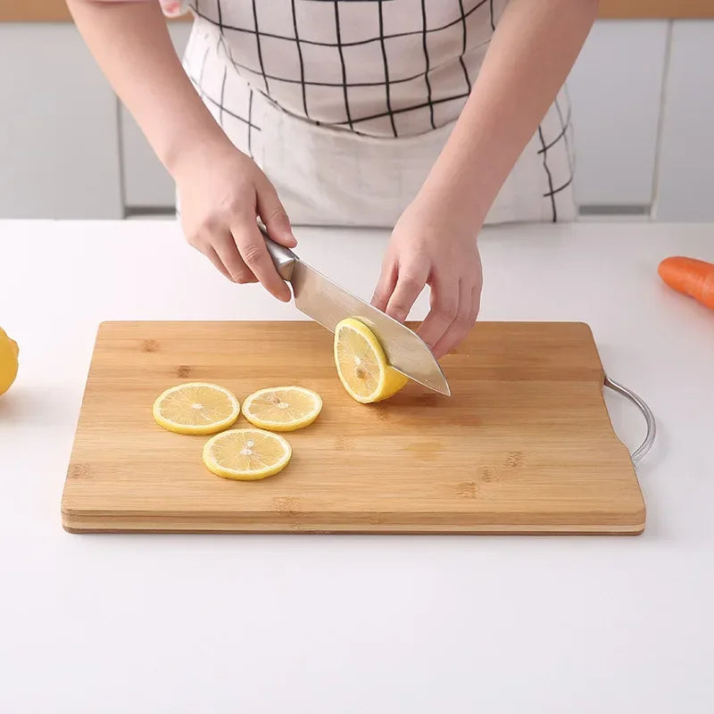 Natural Bamboo Cutting Board – Double-Sided, Thick & Durable