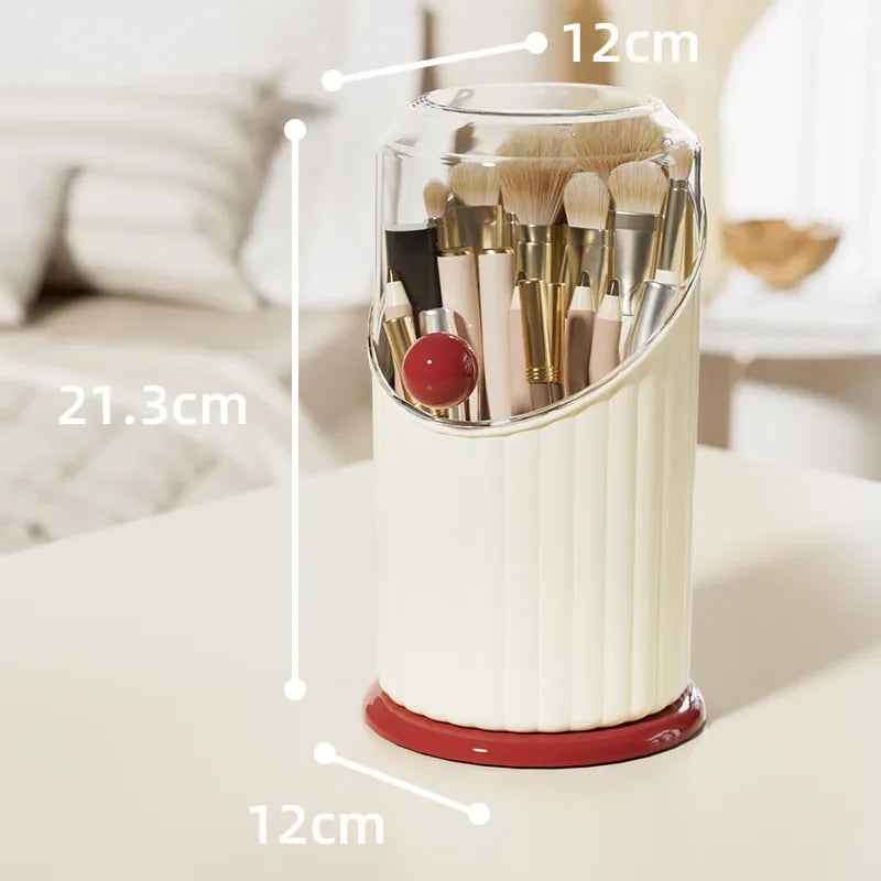 LUXURY MAKEUP BRUSH HOLDER WITH LID