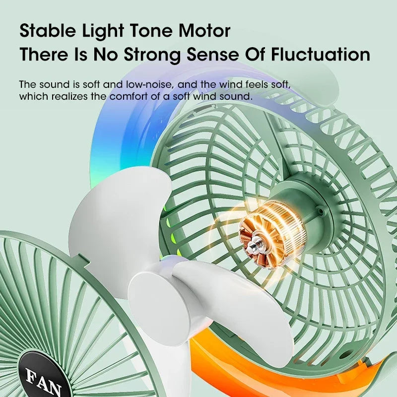 Desk Fan Rechargeable