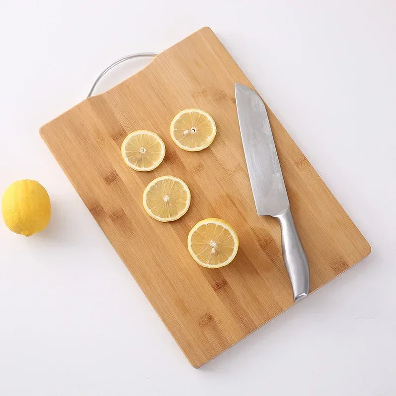 Natural Bamboo Cutting Board – Double-Sided, Thick & Durable
