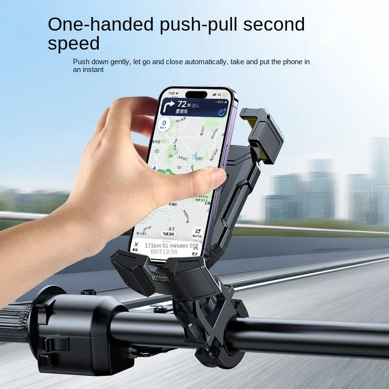 Waterproof Bicycle Mobile Phone Holder Motorcycle Stands 360°Swivel Adjustable Bike Holder