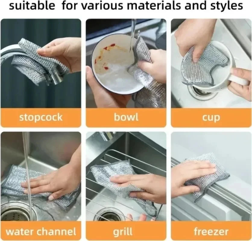 PACK OF 3 WIRE CLEANING CLOTH