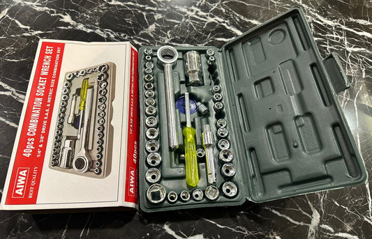 Aiwa 40pcs Combination socket wrench set