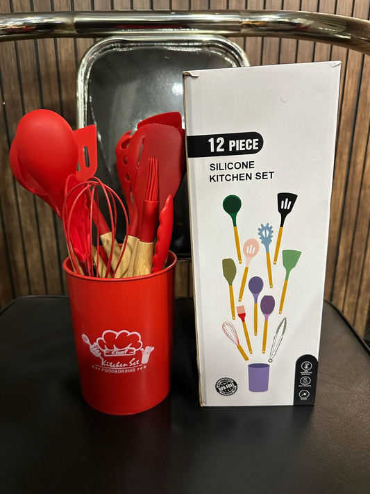 Silicone Spoon Set 12 pcs