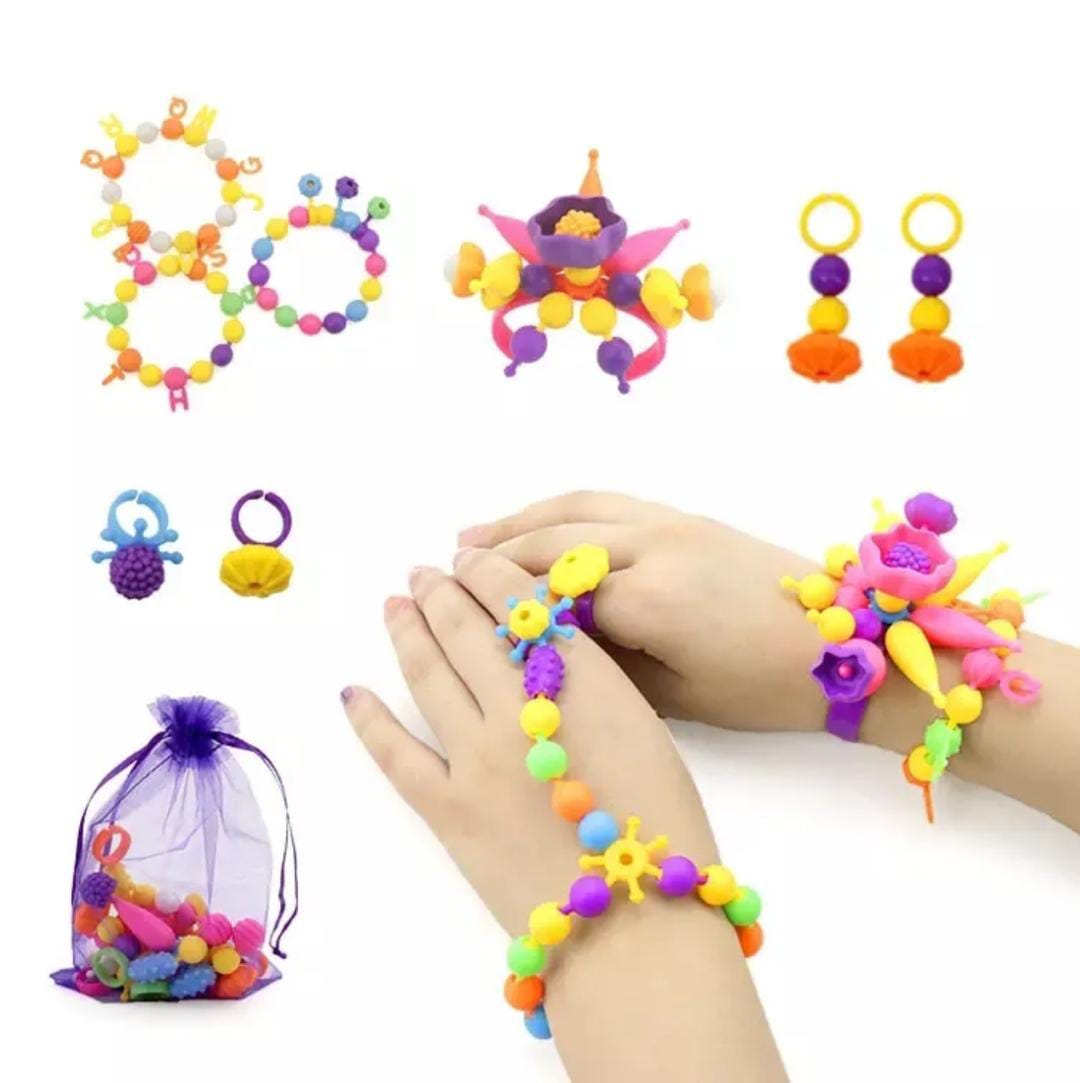 DIY Pop Beads Girl Toy Creativity Pop Arty Beads
