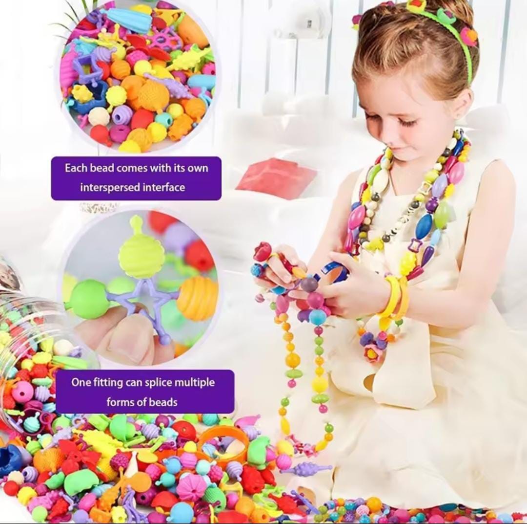 DIY Pop Beads Girl Toy Creativity Pop Arty Beads