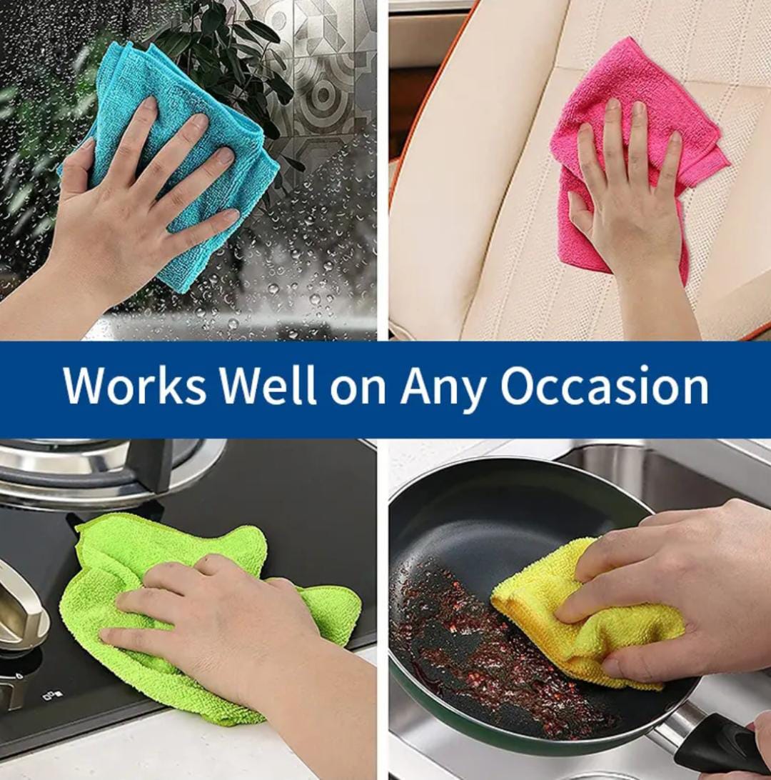 Premium Microfiber Cleaning Clothes