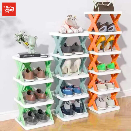 X-Shape Shoe Rack Zig Zag
