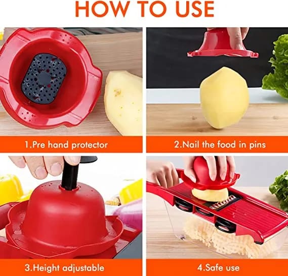 10 in 1 Mandoline Slicer Cutter and Grater