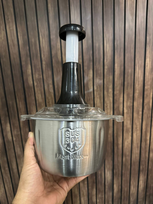 HAND PUSHING CHOPPER STAINLESS STEEL BODY (2Liter)