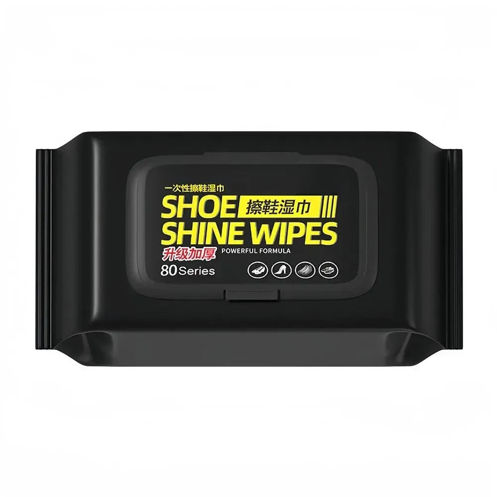 Shoe shine wipes