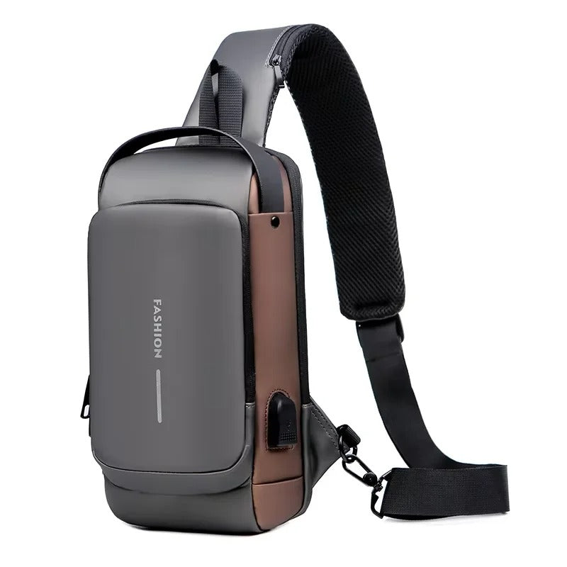 New Imported Fashion Anti-Theft Sling Shoulder Bag, Waterproof with Password Lock