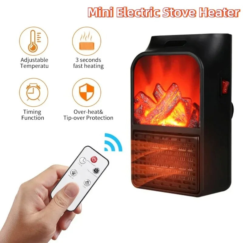 Mini Electric Heater with Remote