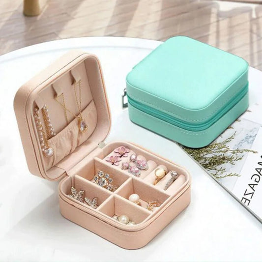 Mini Leather Jewellery Organizer