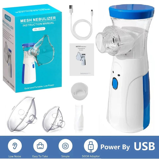 Rechargeable portable mesh nebulizer