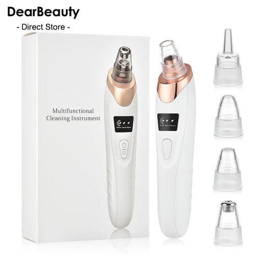 Blackhead Remover Vacuum Suction USB Rechargeable Facial Pore Cleaner