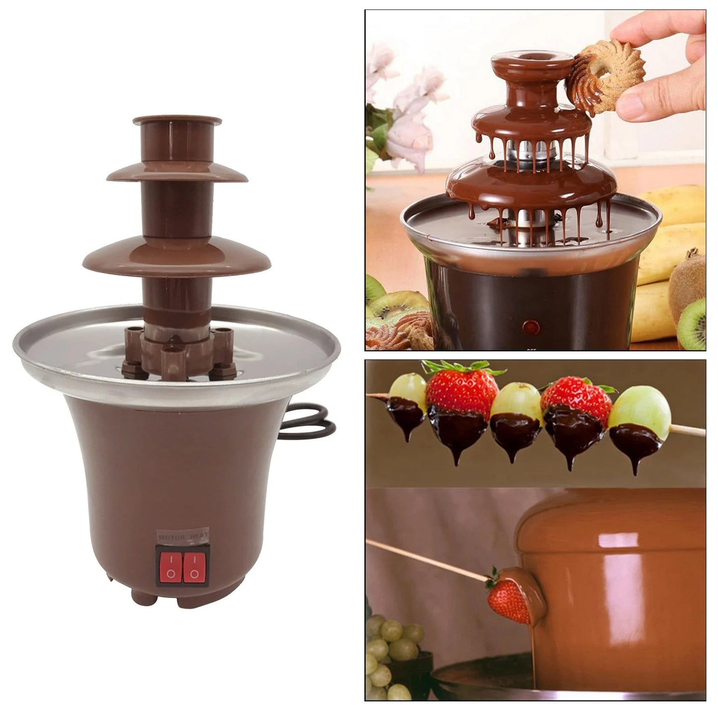 Chocolate Fountain 3 Layer