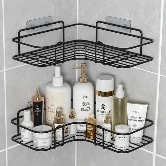 Metal Wire Black Corner Rack