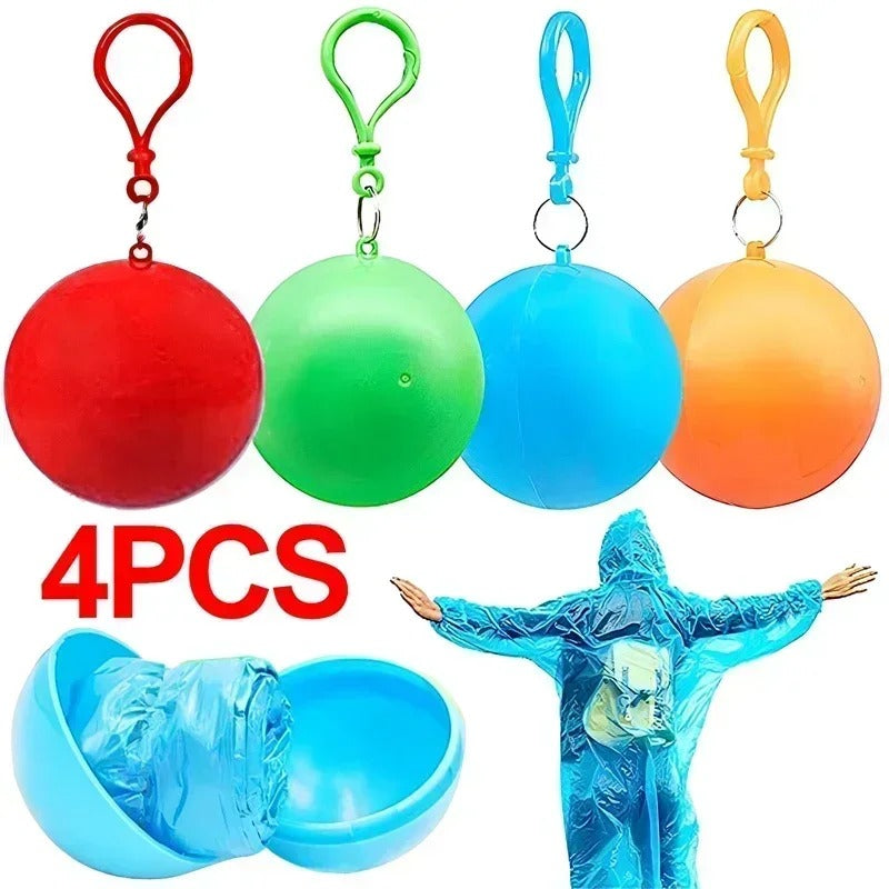 MINI Portable Rain Coat Storage Capsule