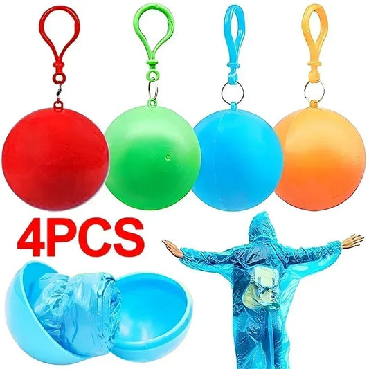 MINI Portable Rain Coat Storage Capsule