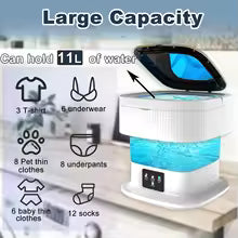 11L foldable big size 2in1 Washing machine with dryer Premium Quality