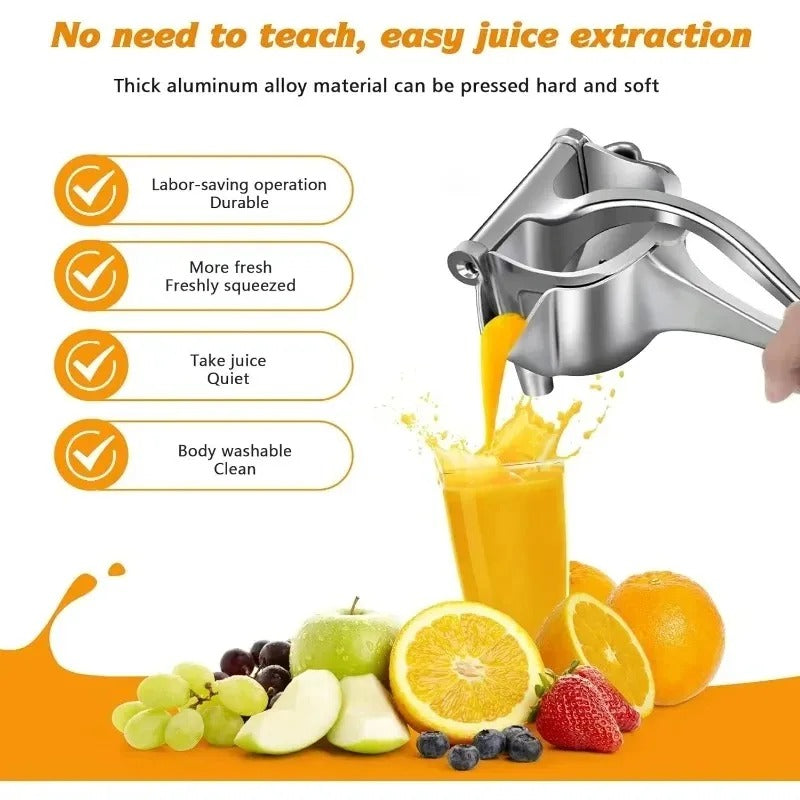 Manual fruit press