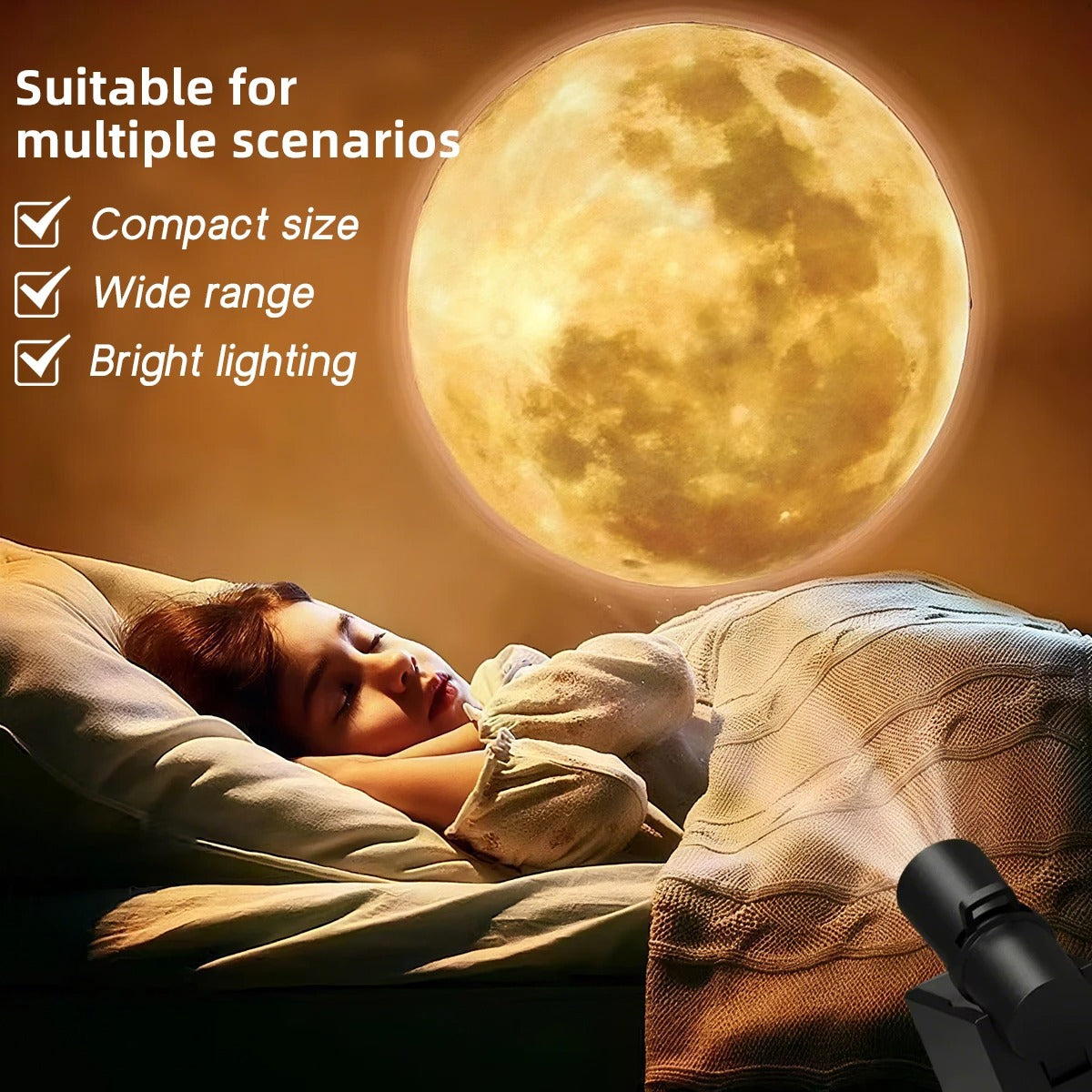 Moon Projection Atmosphere Lamp