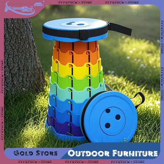 Folding Stool Portable Retractable Telescopic