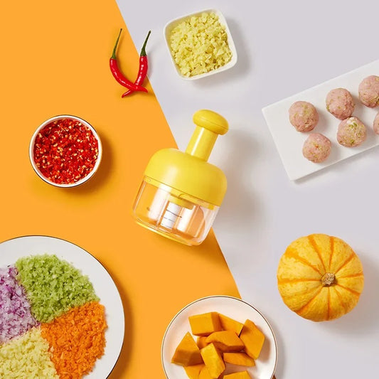 Pressing garlic twister