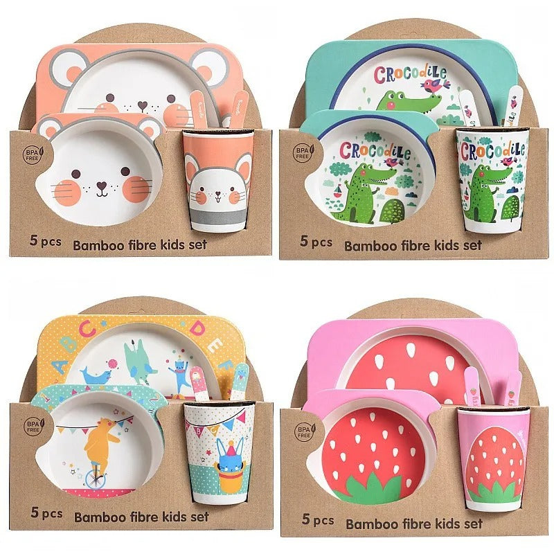 Baby Bamboo Feeding Set