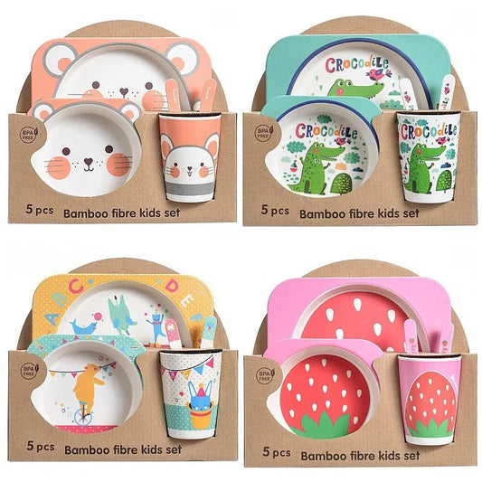 Baby Bamboo Feeding Set