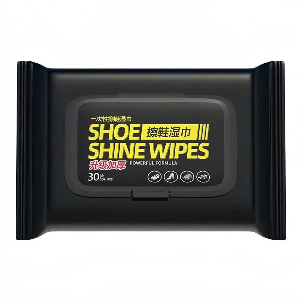Shoe shine wipes