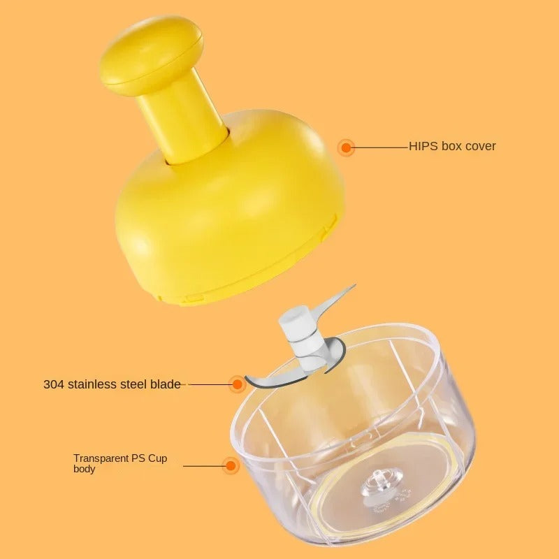 Pressing garlic twister