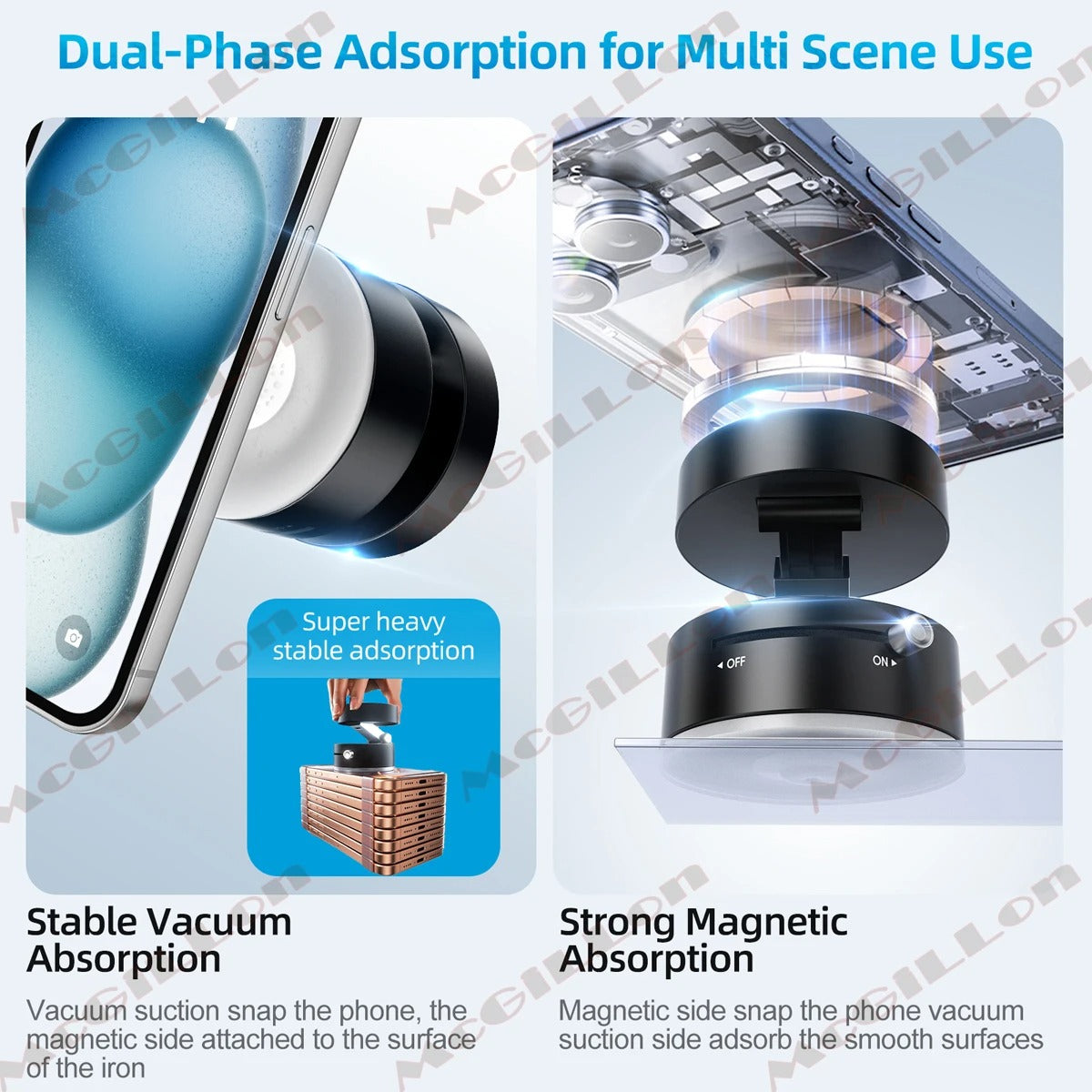 Magnetic mobile holder