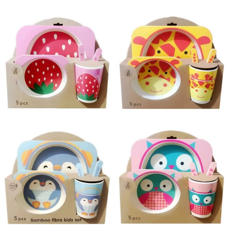 Baby Bamboo Feeding Set